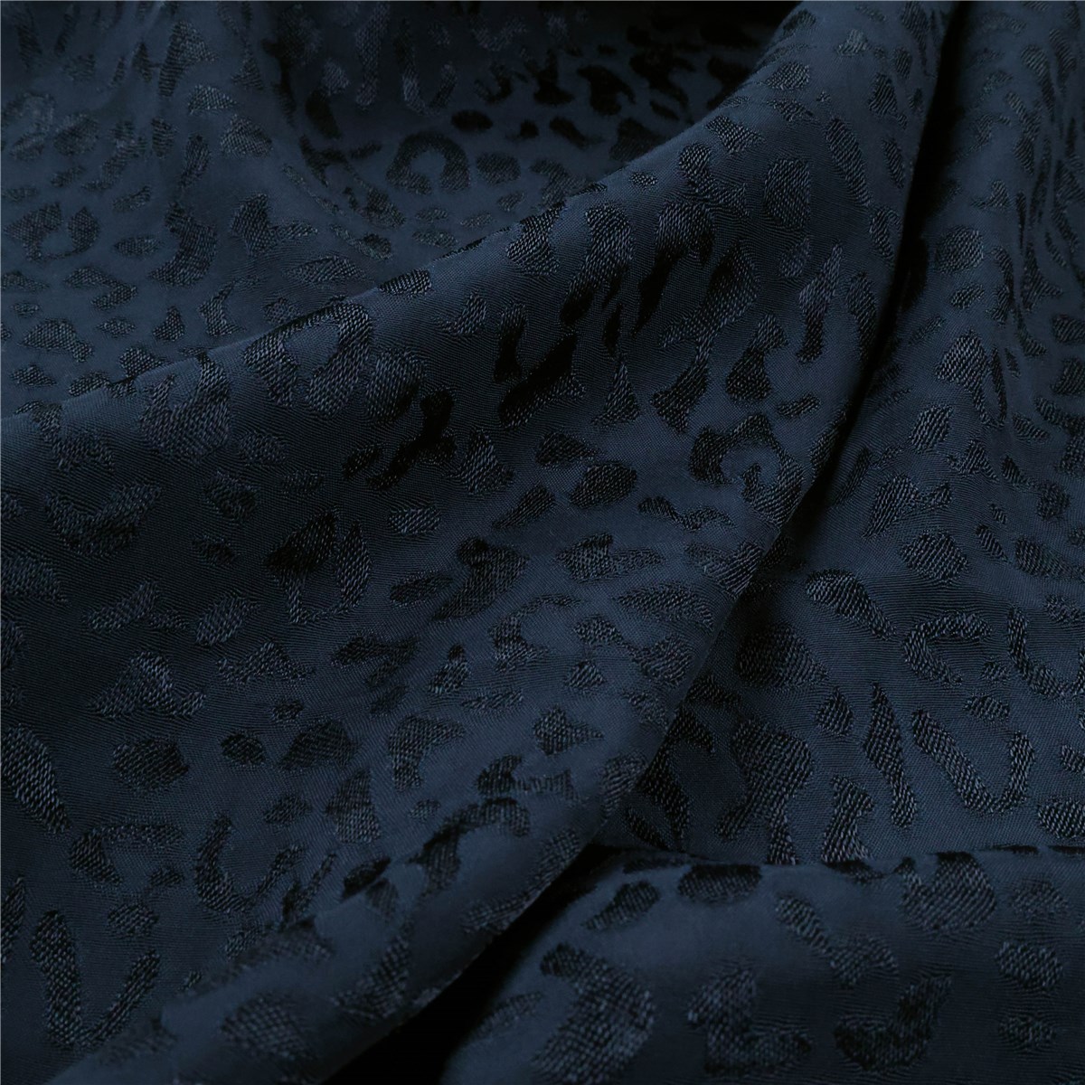 Jacquard souple Viscose - Baghera - Marine 