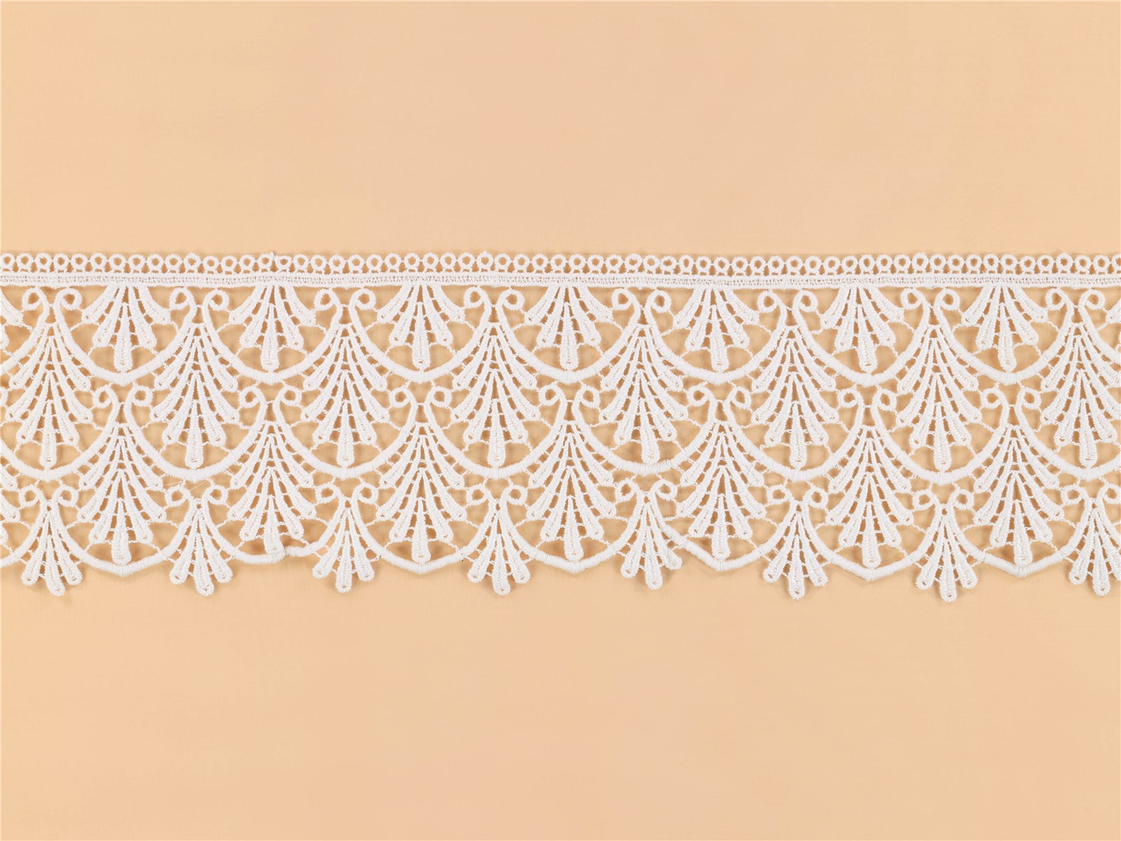 Guipure en Coton - Angèle - Ivoire clair Stragier - 13 cm