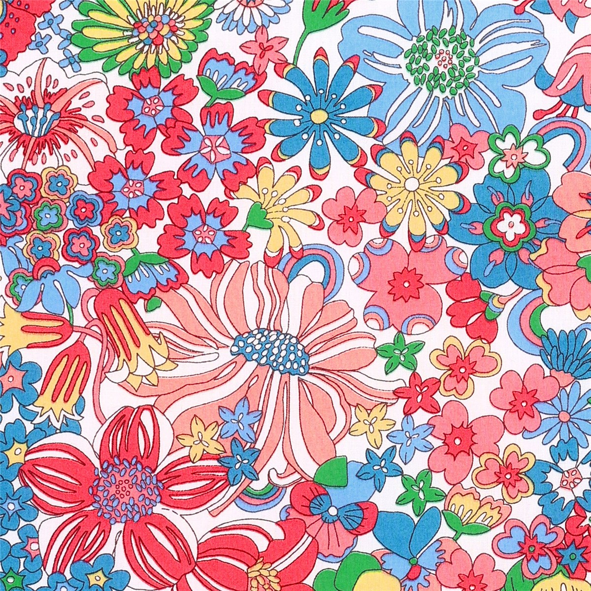 Liberty Tana Lawn - Rainbow Garden - A