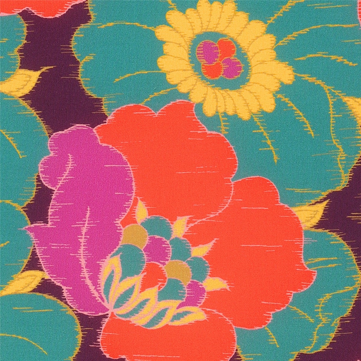 Liberty Tana Lawn - Ikat Anemone - A