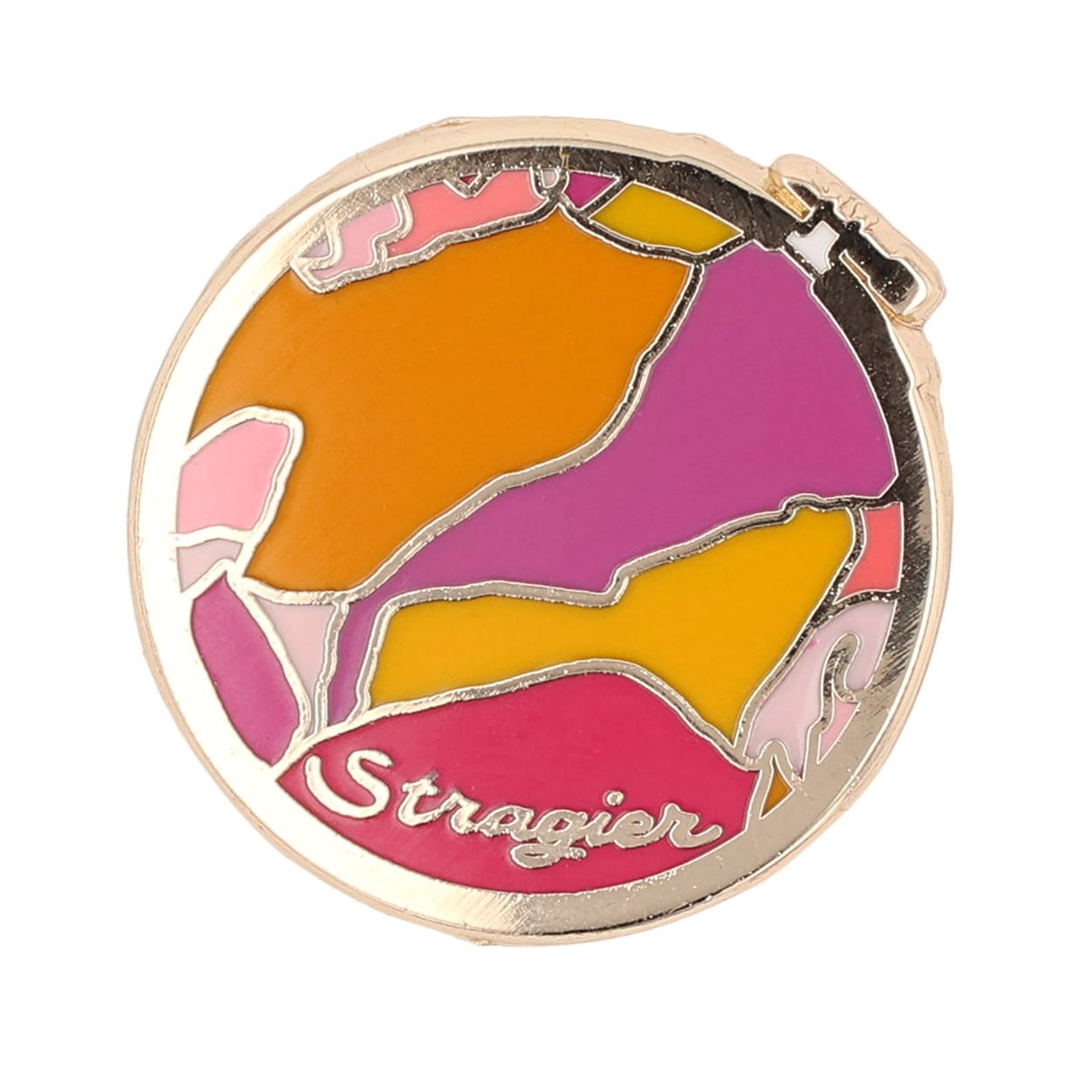 Stragier Pin - Gauguin - Cornaline - 27 mm