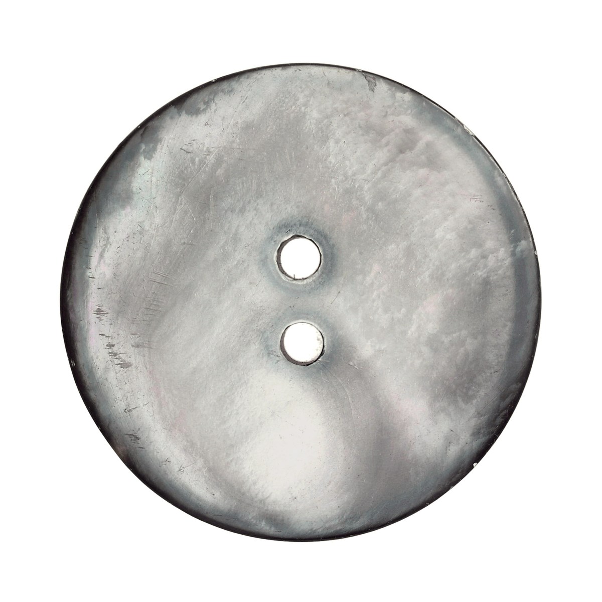 Bouton de Nacre - tradition - 013355 - Gris moyen - 28 mm