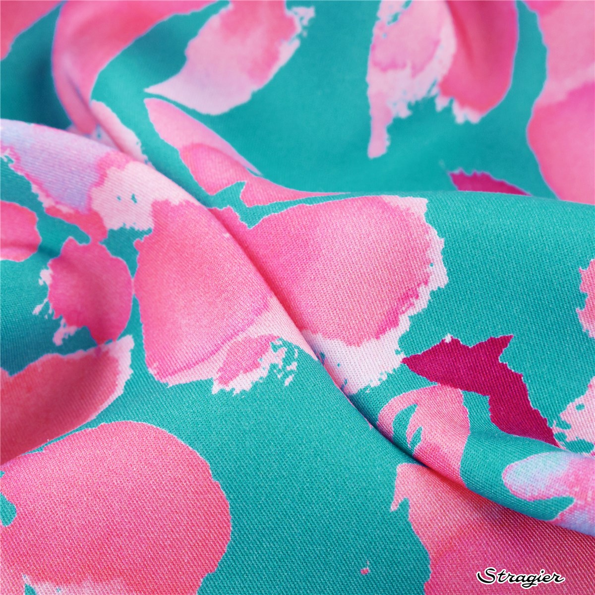 Tencel - UNE - Niwami - Gouache Menthe Rose