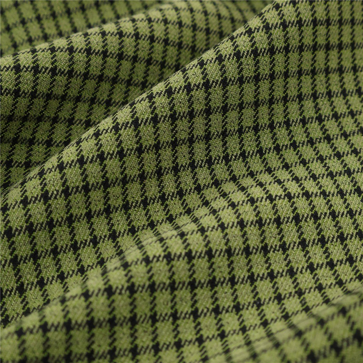 Twill souple - Carreaux 4mm - Vert Olive 