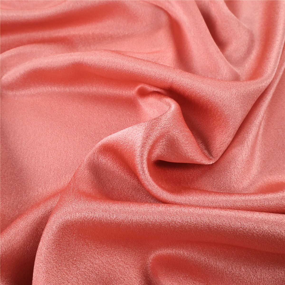 Crêpe Satin Micro - Uni - Fraise givrée 