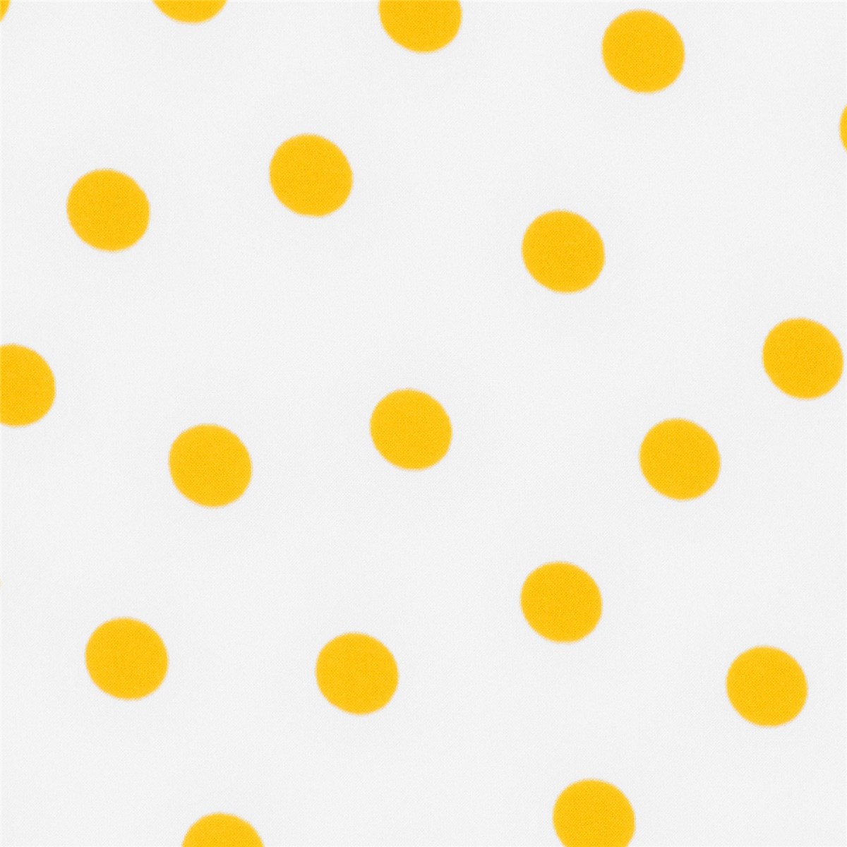 Crêpe de Chine Microfibres - Pois 14mm - Jaune ensoleillé