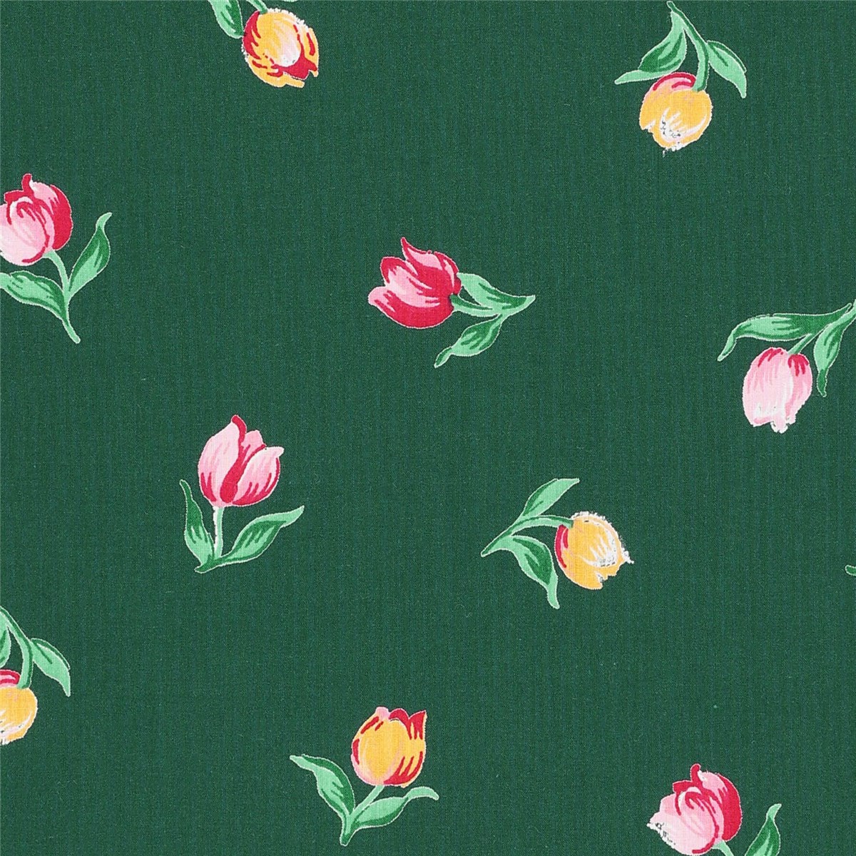 Cotton Batiste - Tulipia - Vert bouteille