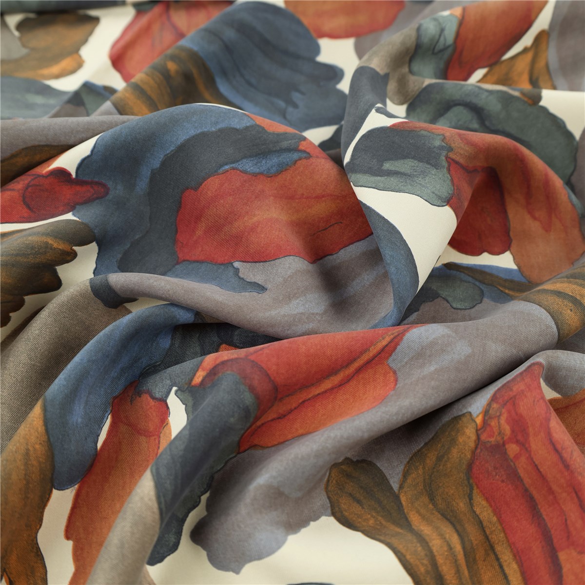 Silk Twill - softened - Elena - Terres colorées