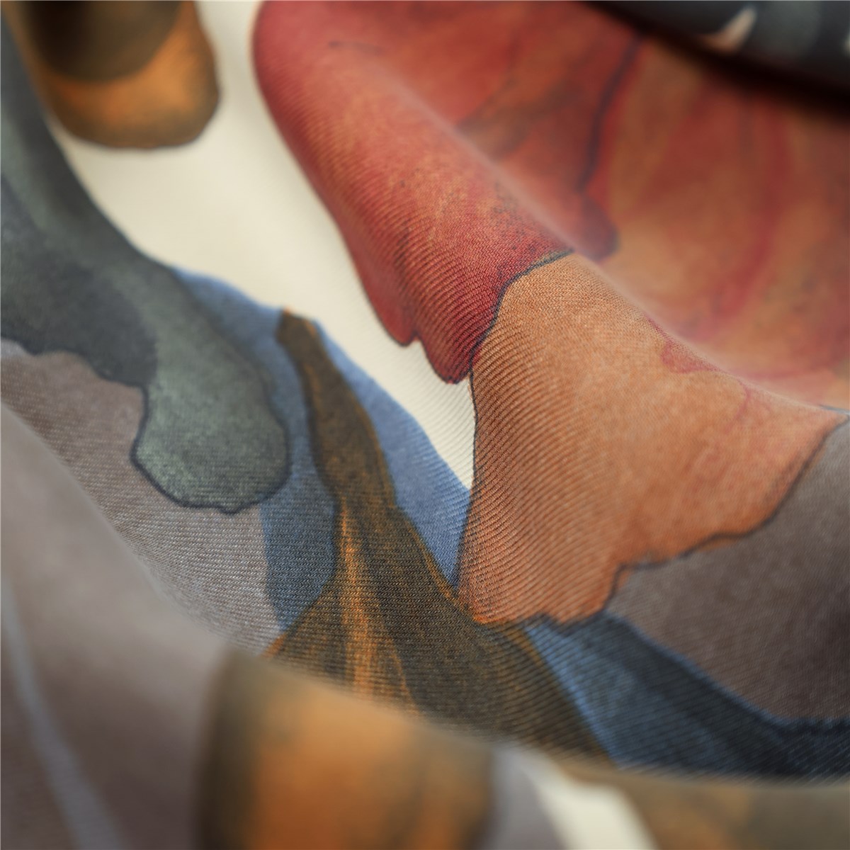 Silk Twill - softened - Elena - Terres colorées