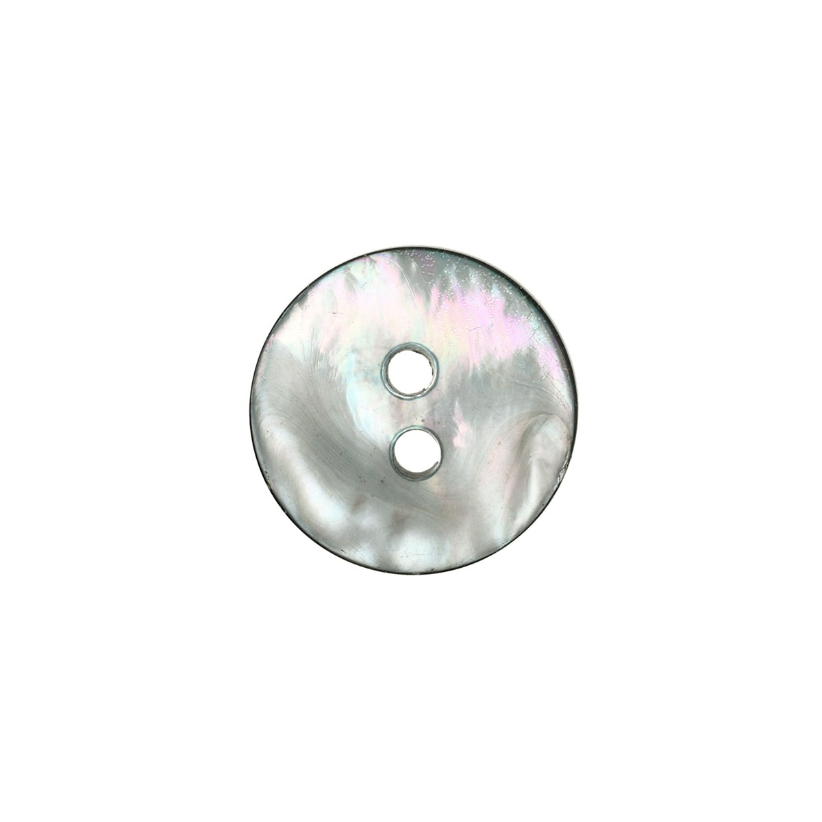 Bouton de Nacre - tradition - 013355 - Gris moyen - 14 mm