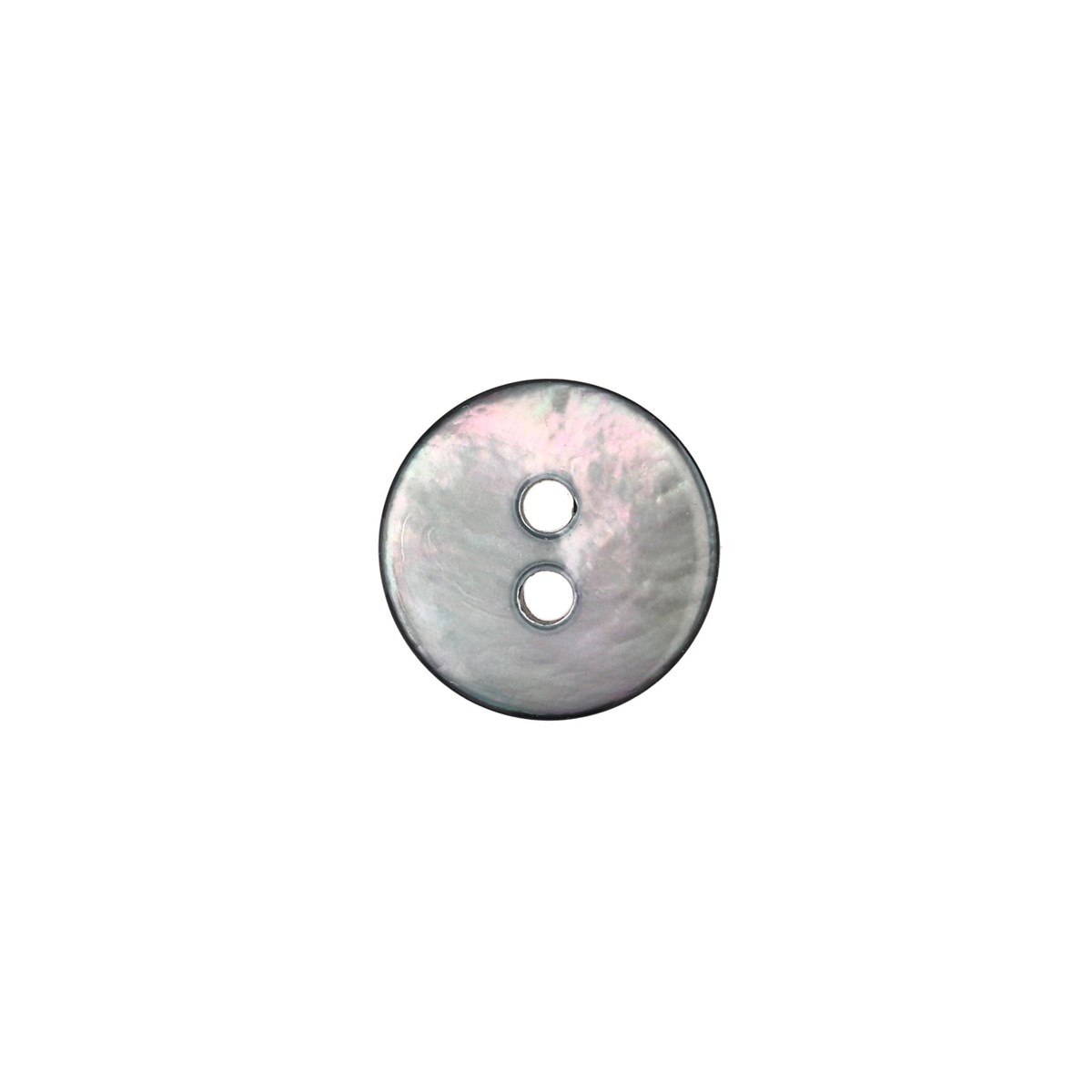 Bouton de Nacre - tradition - 013355 - Gris moyen - 11 mm