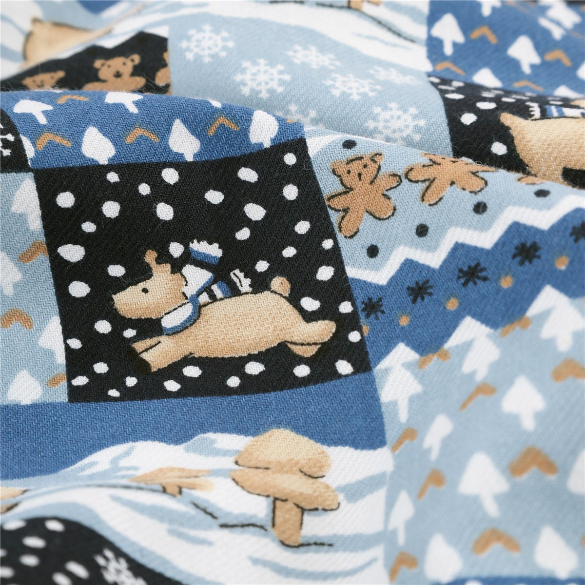 Twill Coton léger BIO - Laponia - Bleu 