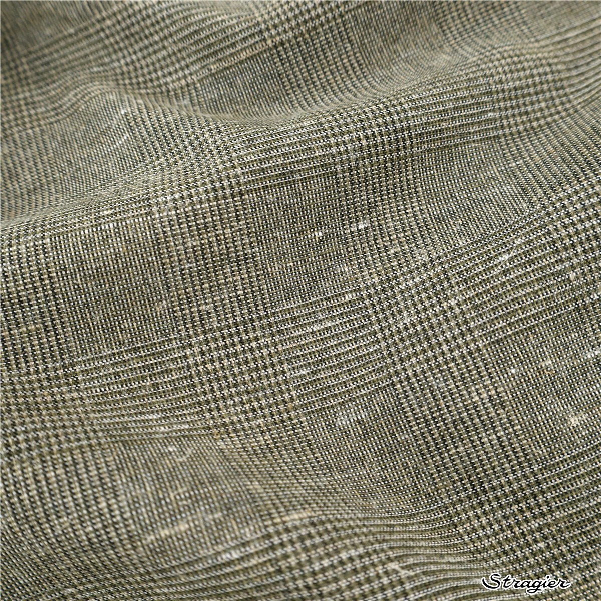 Toile Couture - Prince de Galles - Gris Kaki