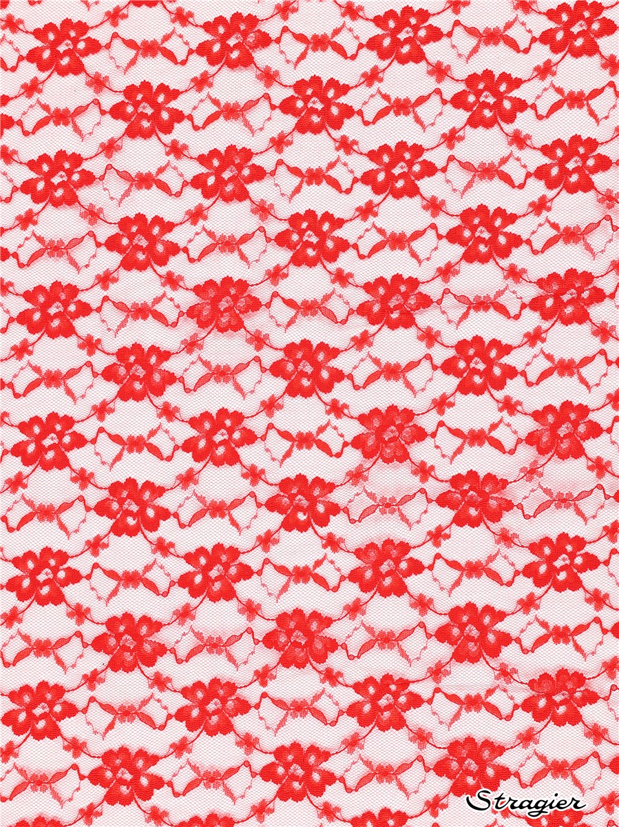 Dentelle - Lunelle - Rouge Valentin - 145 cm