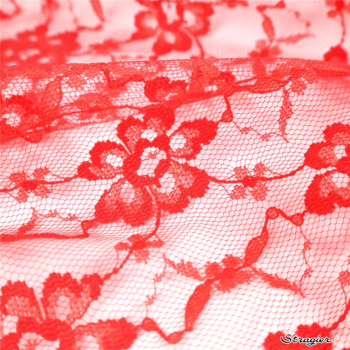 Dentelle - Lunelle - Rouge Valentin - 145 cm