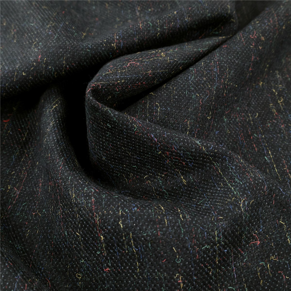 Tweed - Uni - Anthracite coloré 