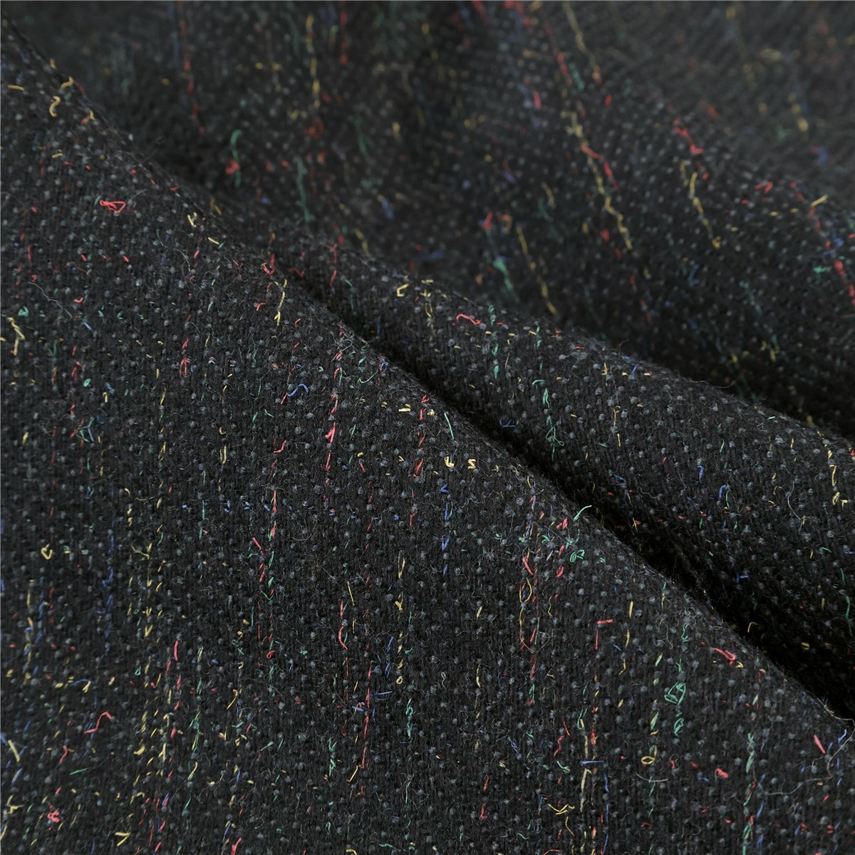Tweed - Uni - Anthracite coloré