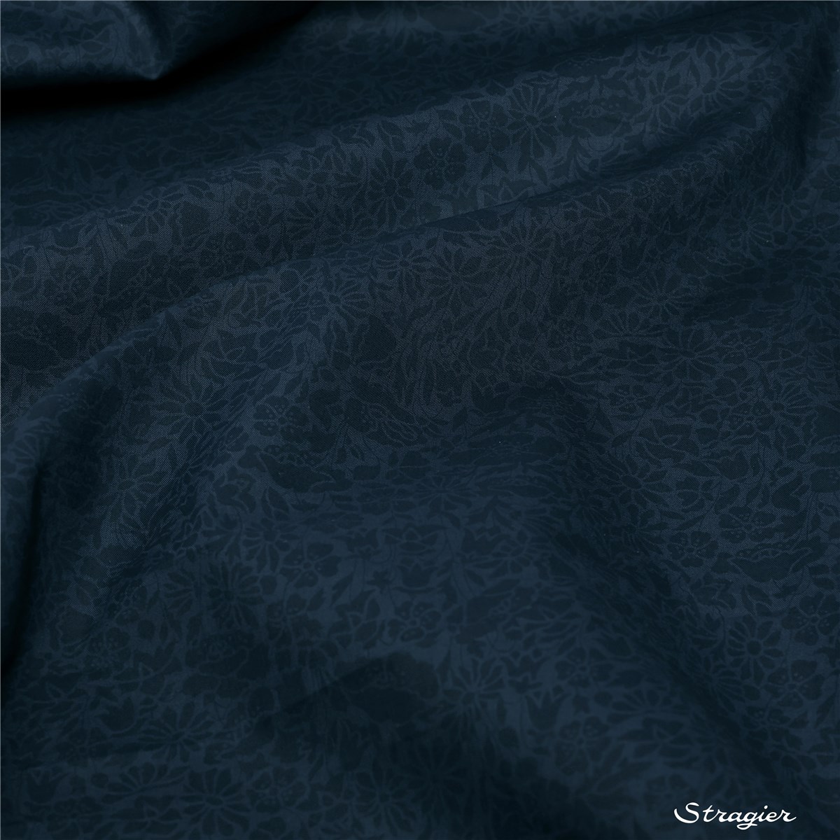 Liberty Tana Lawn - Poppy Day - Marine Ton sur Ton