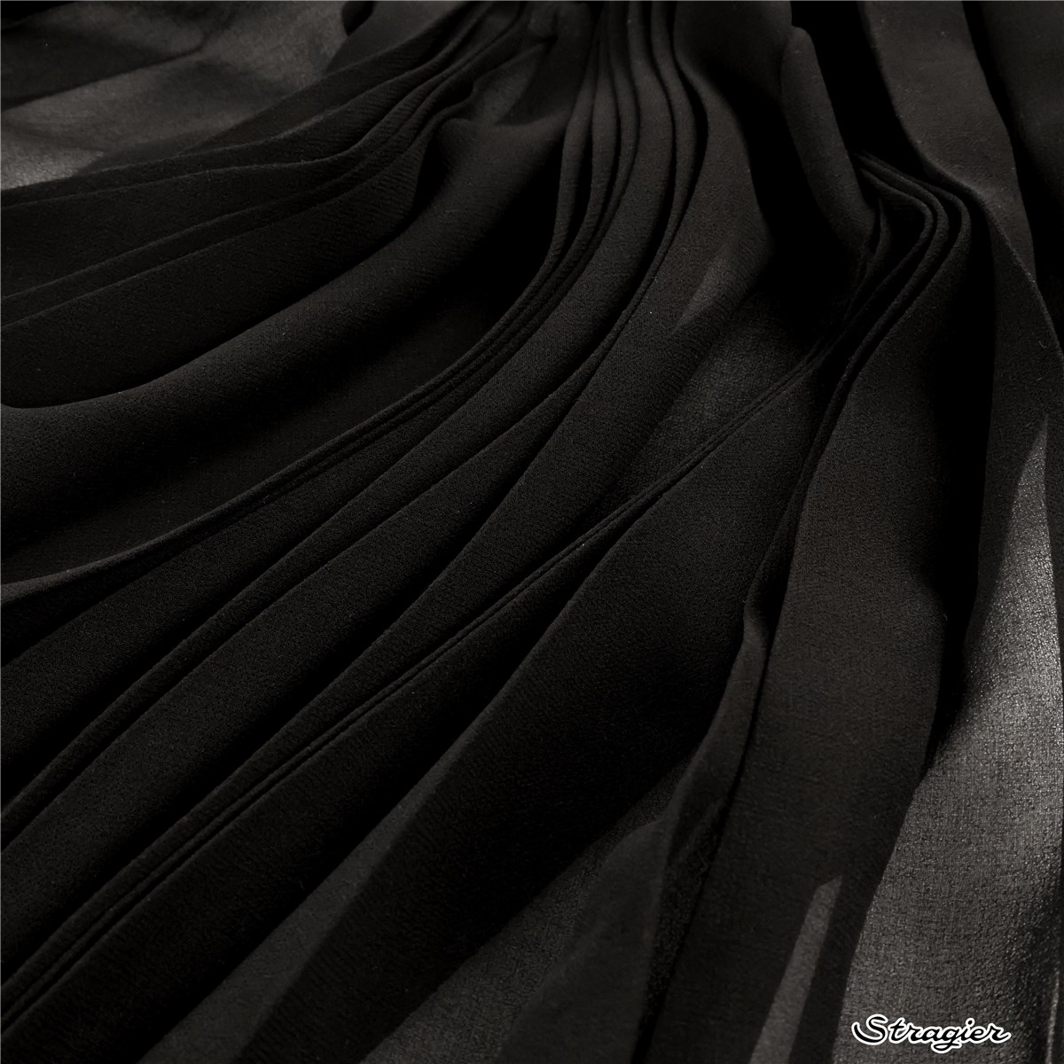 Panneau Plissé Soleil - Uni - Noir