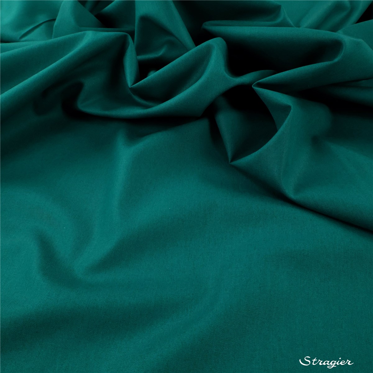 Cotton Poplin - uni - Vert Canard