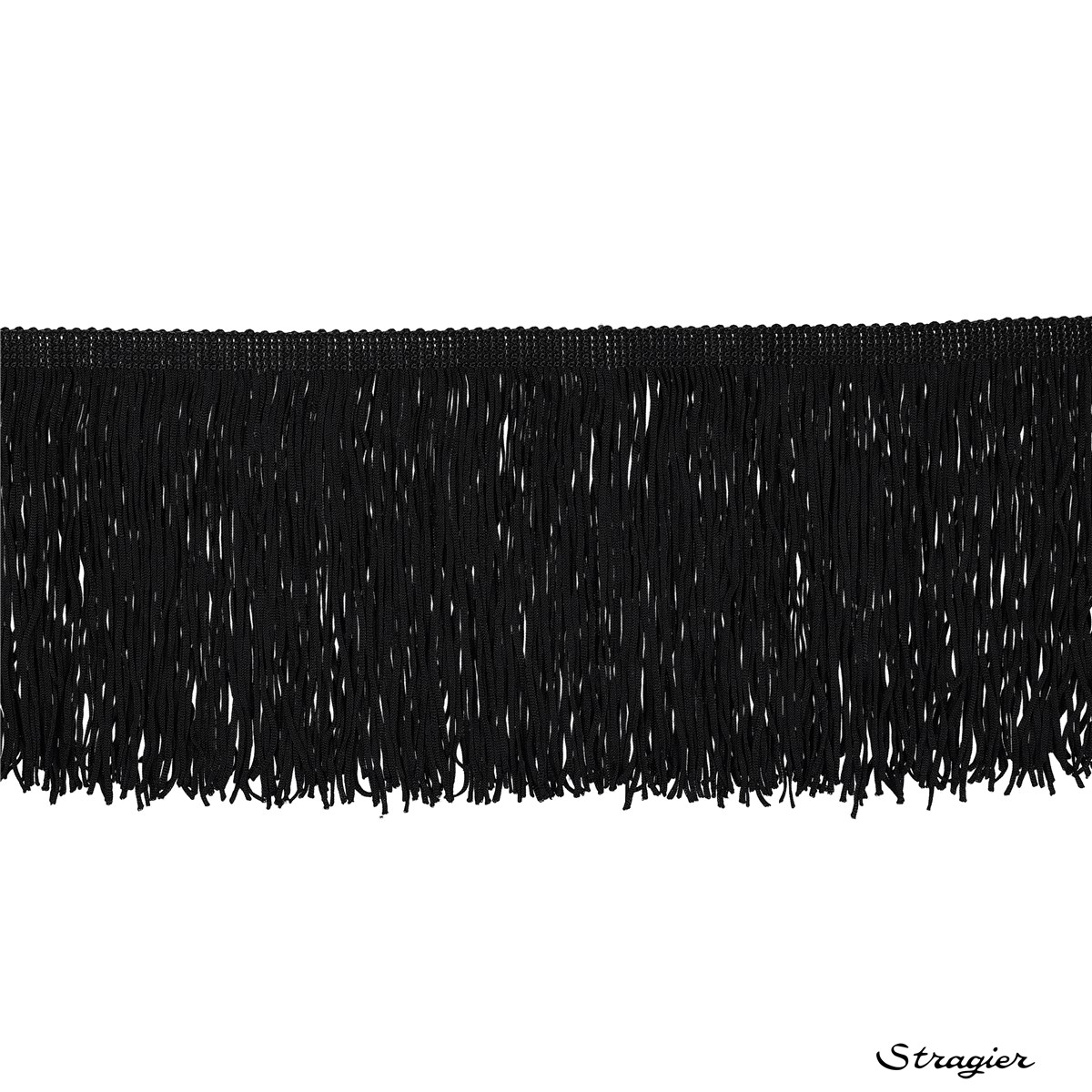 Fringe - Plain - Noir - 140 mm