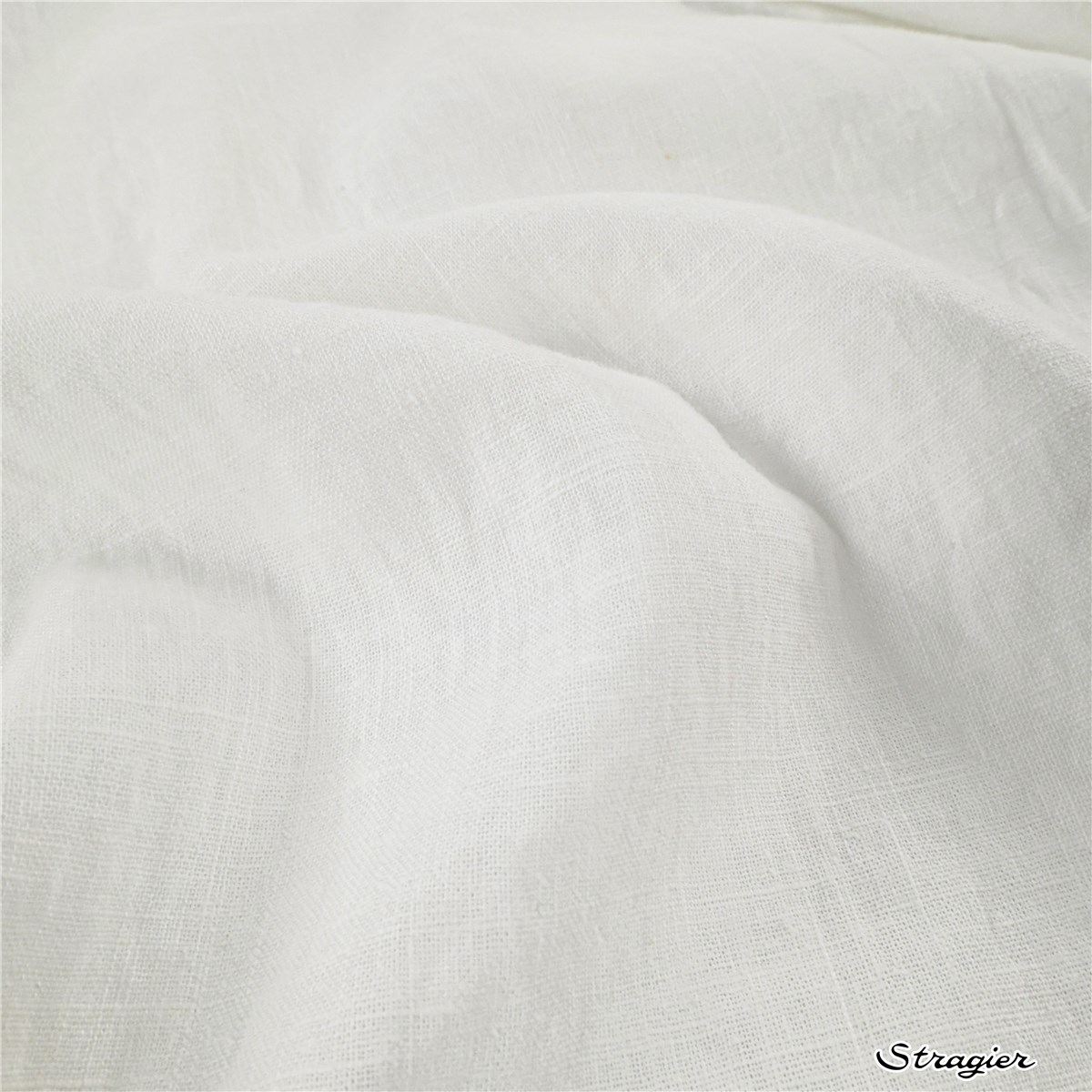Fine toile de Lin lavé - Uni - Ivoire clair