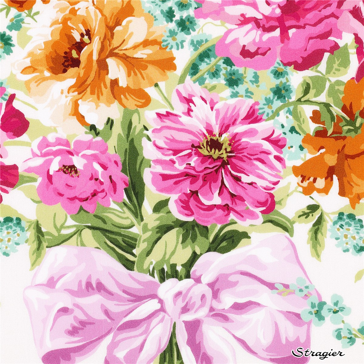 Liberty Tana Lawn - Bow Bouquet - Fuchsia