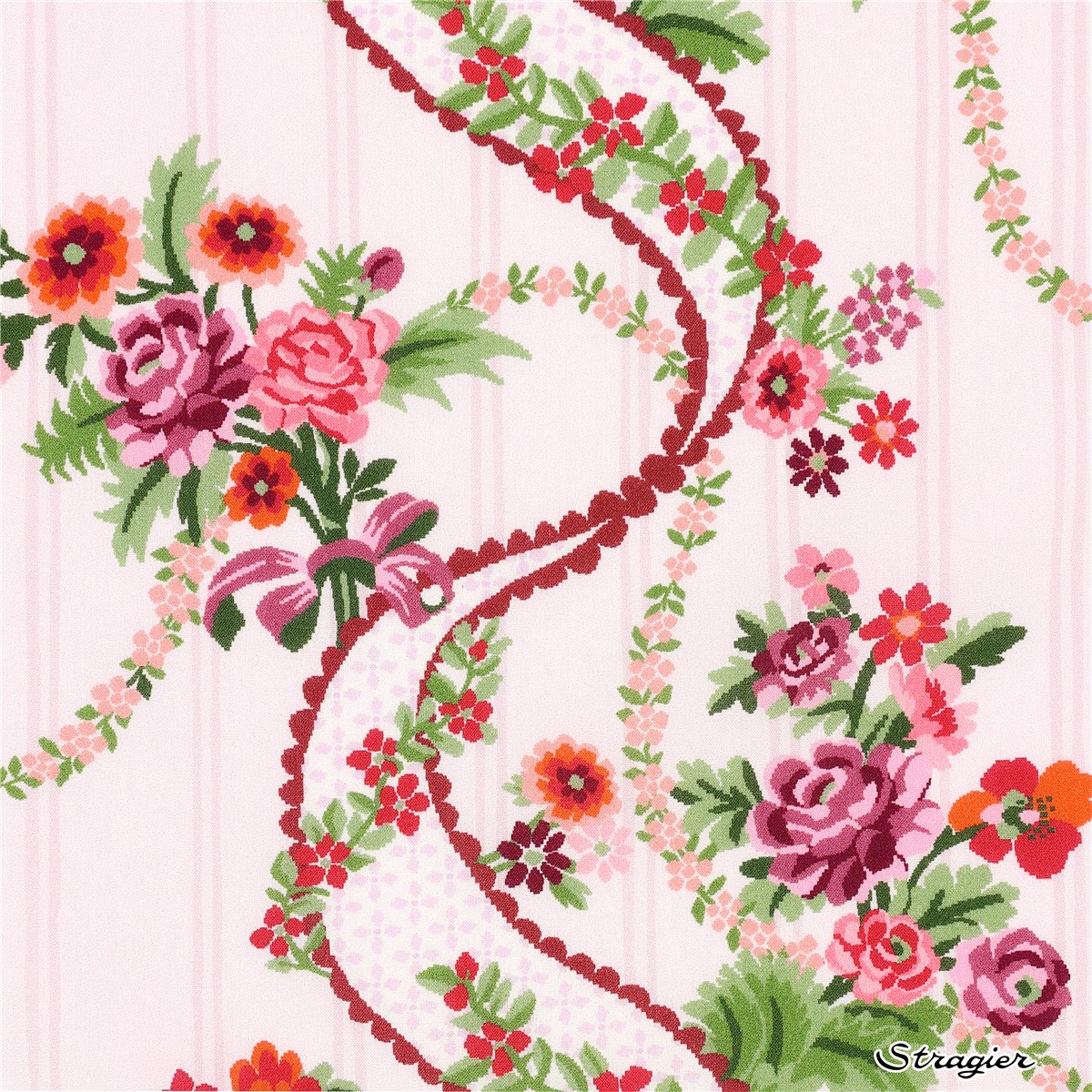 Liberty Tana Lawn - Ribbon Cascade - Dragée