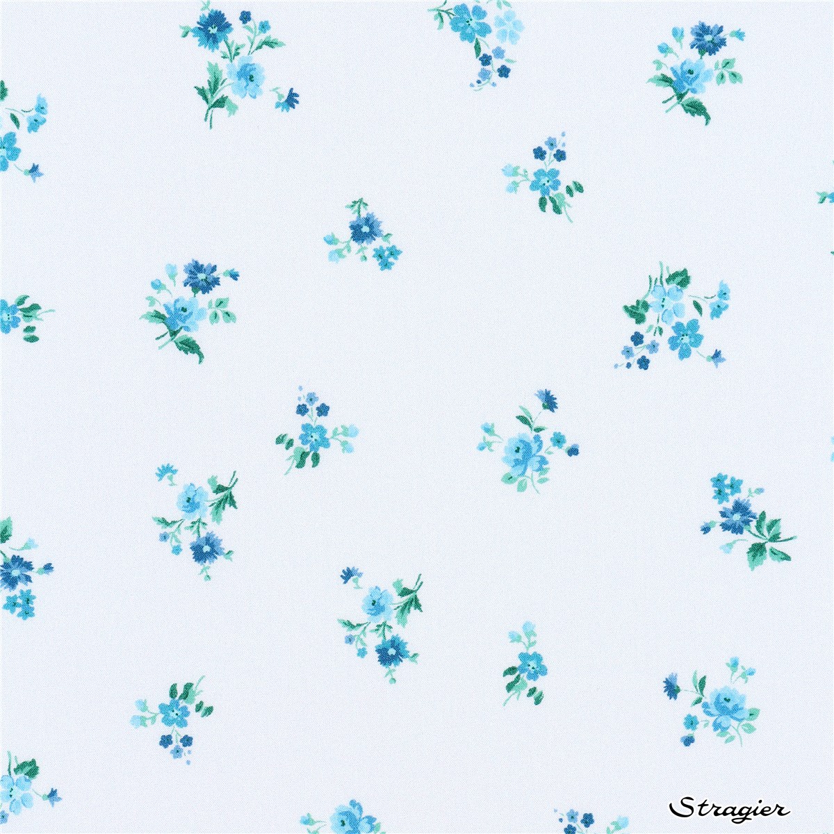 Liberty Tana Lawn - Posy Corsage - Ultramarine