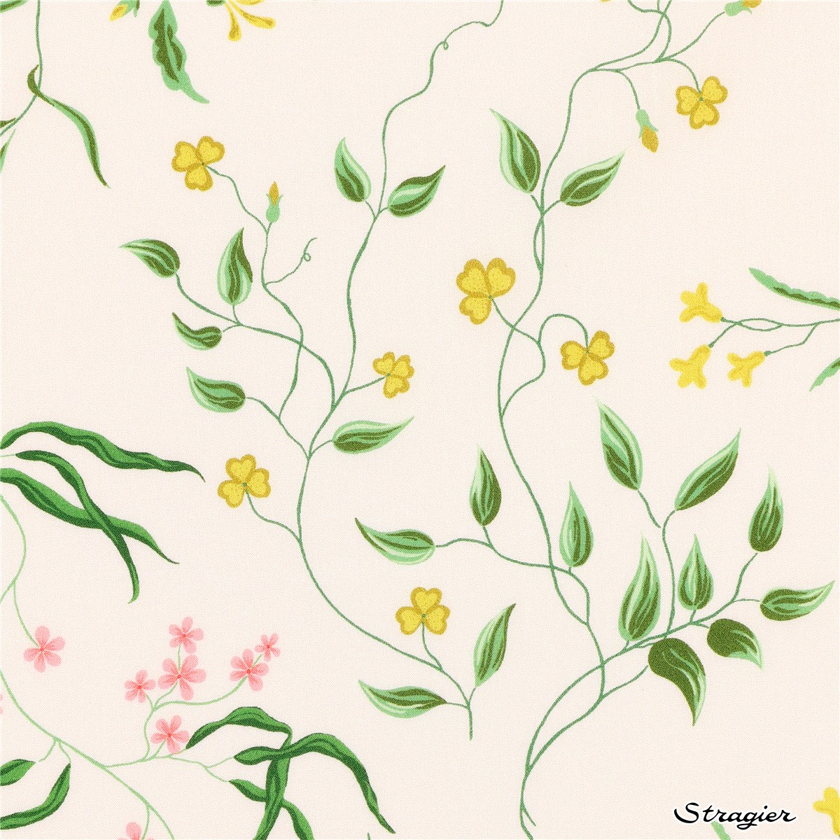 Liberty Tana Lawn - Regal Blossom - Lemon