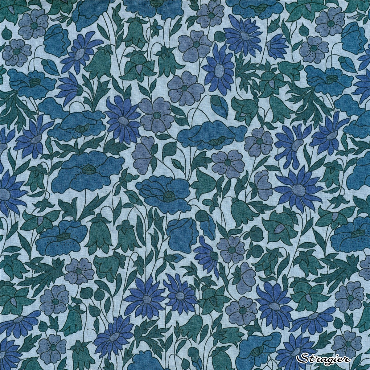 Liberty Tana Lawn - 4095 Poppy and Daisy - Colvert 