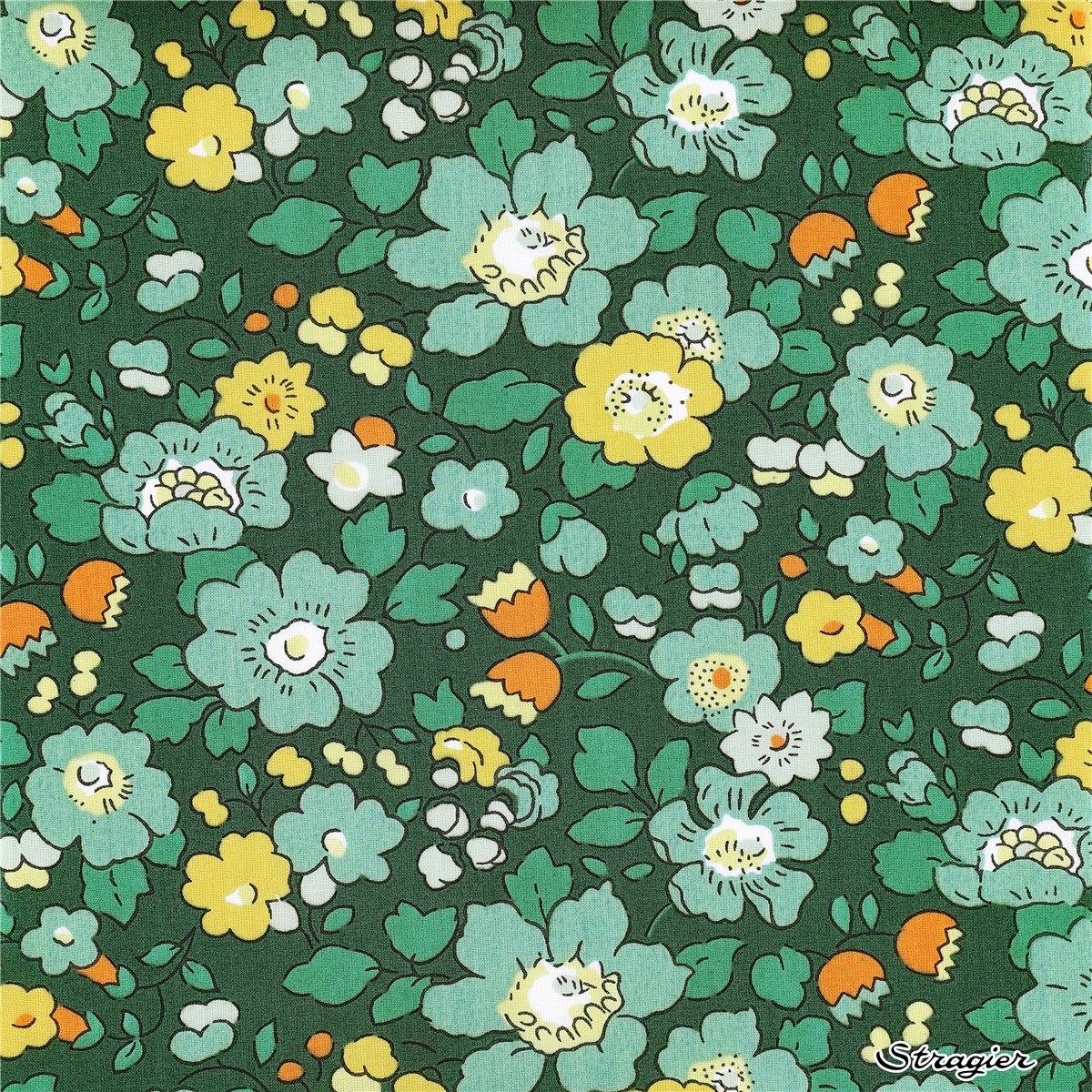Liberty Tana Lawn - Betsy Meadow - New York Green