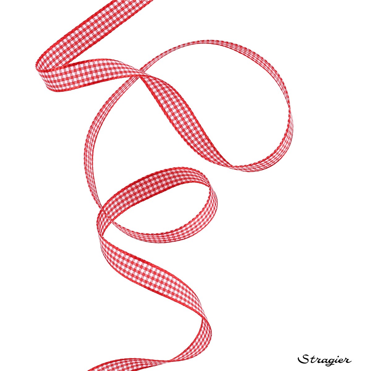 Tape - mini Vichy - Rouge - 10 mm