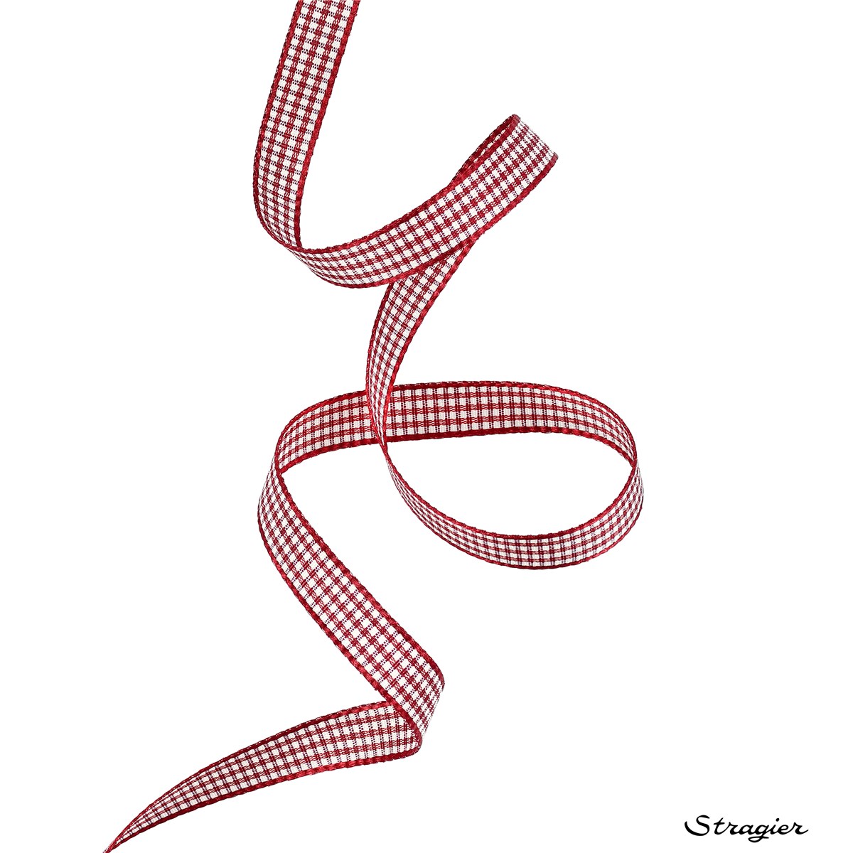 Tape - mini Vichy - Bordeaux - 10 mm