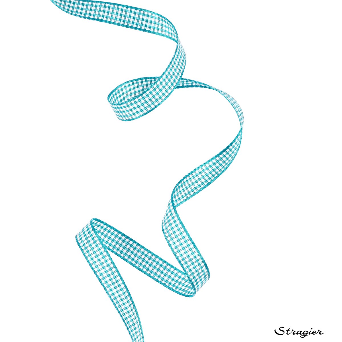 Tape - mini Vichy - Turquoise - 10 mm