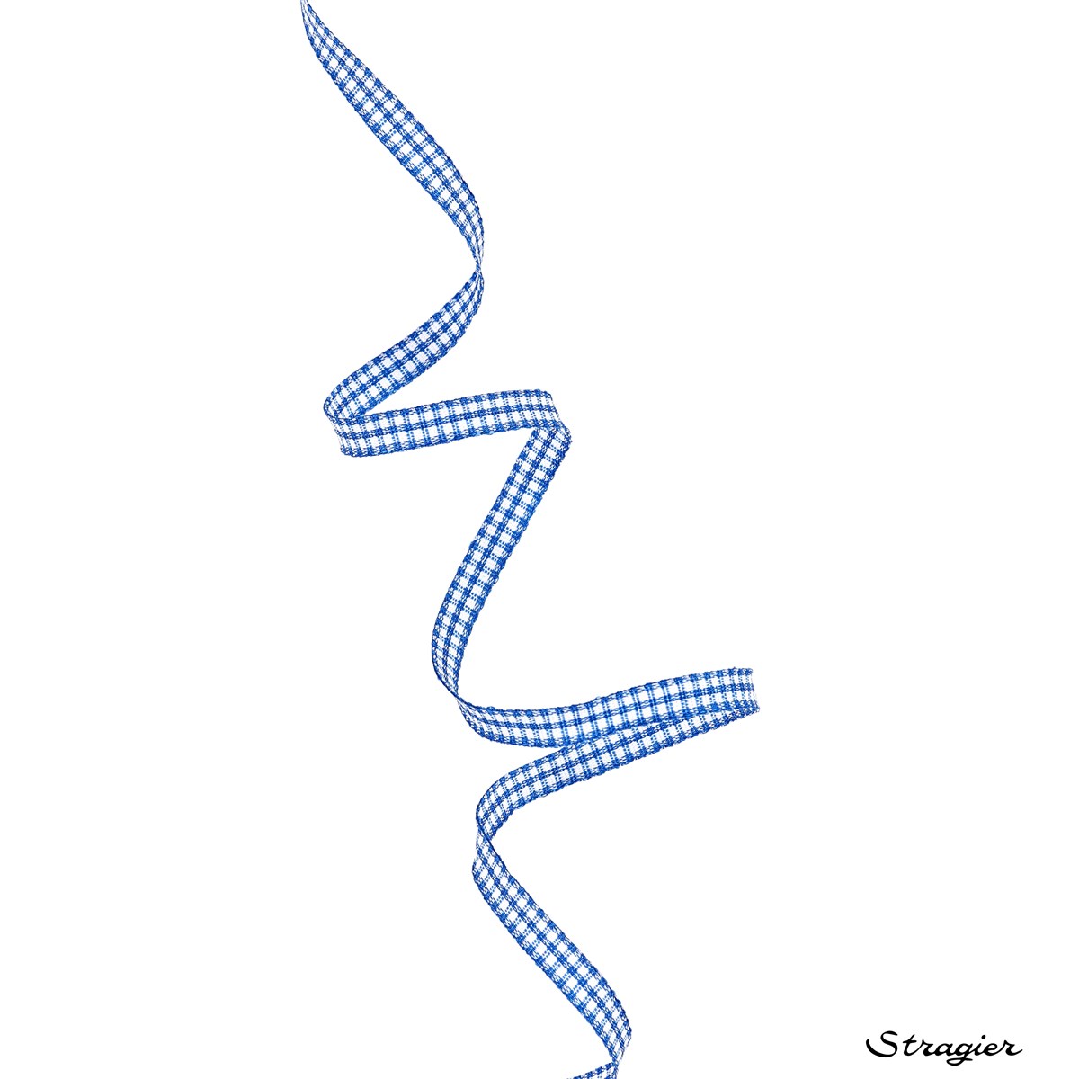 Ruban - mini Vichy - Bleu Roi - 5 mm