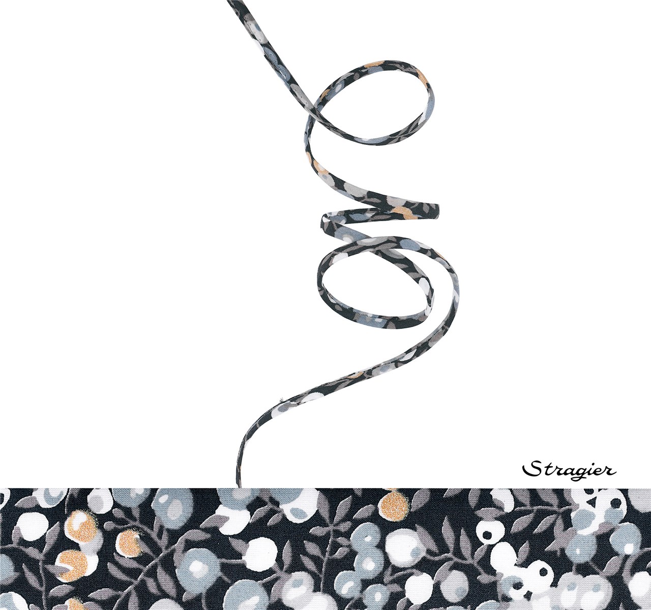 Liberty Cord - 9009 Wiltshire - Minerai Or scintillant - 4 mm