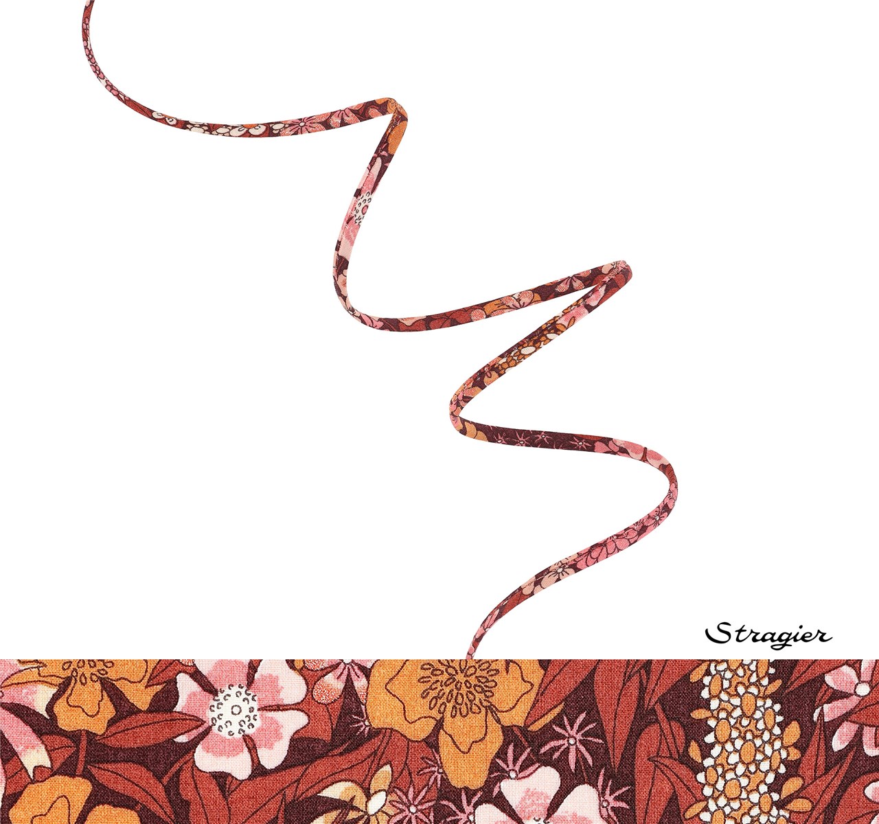 Cordon Liberty - Ciara - Fauve - 4 mm