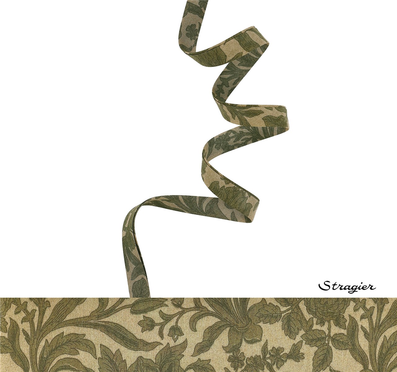 Liberty Bias Binding - Sambourne - Kaki - 10 mm