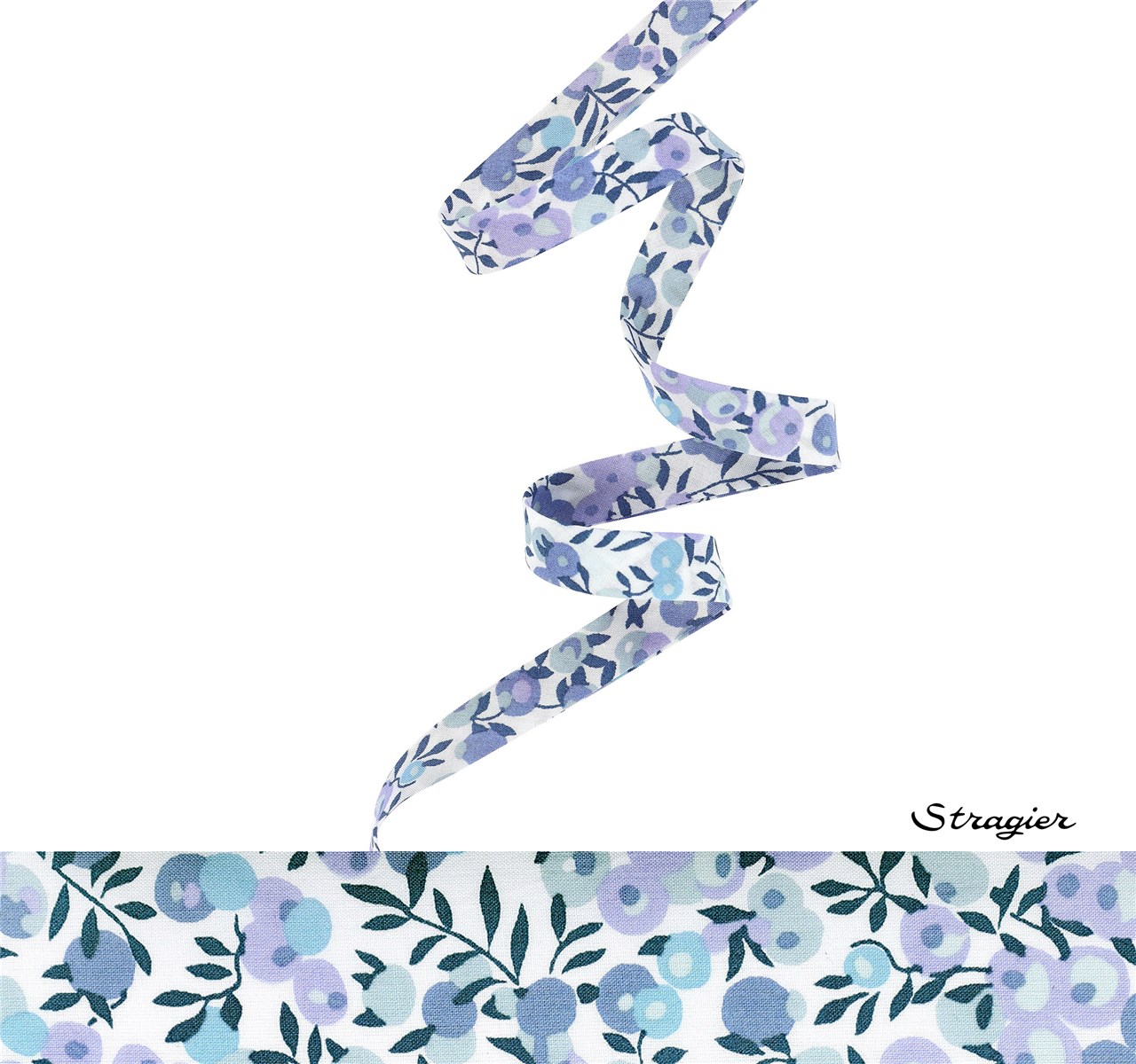 Liberty Bias Binding - 9009 Wiltshire - Lavande douce - 10 mm