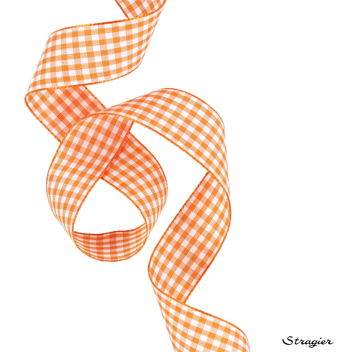 Tape - Vichy - Orange - 25 mm