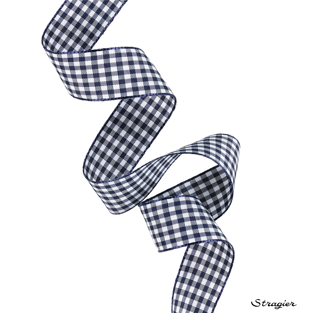 Tape - Vichy - Bleu Marine Foncé - 25 mm