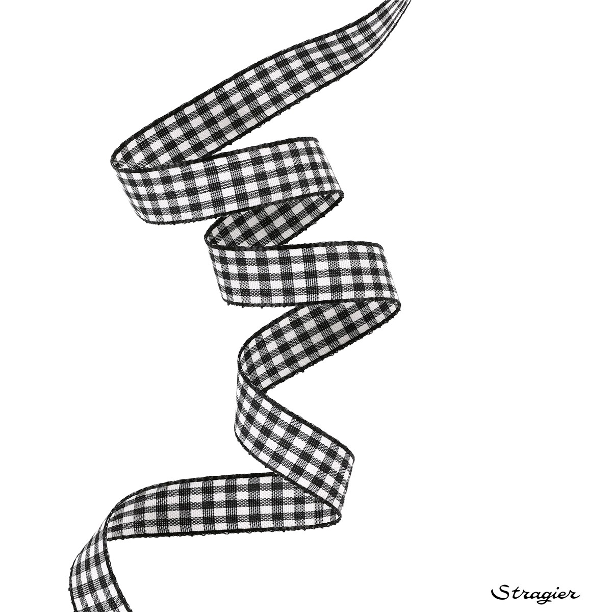 Tape - Vichy - Noir - 15 mm