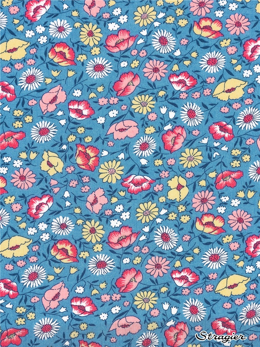 Liberty Tana Lawn - Veronica - Bleu
