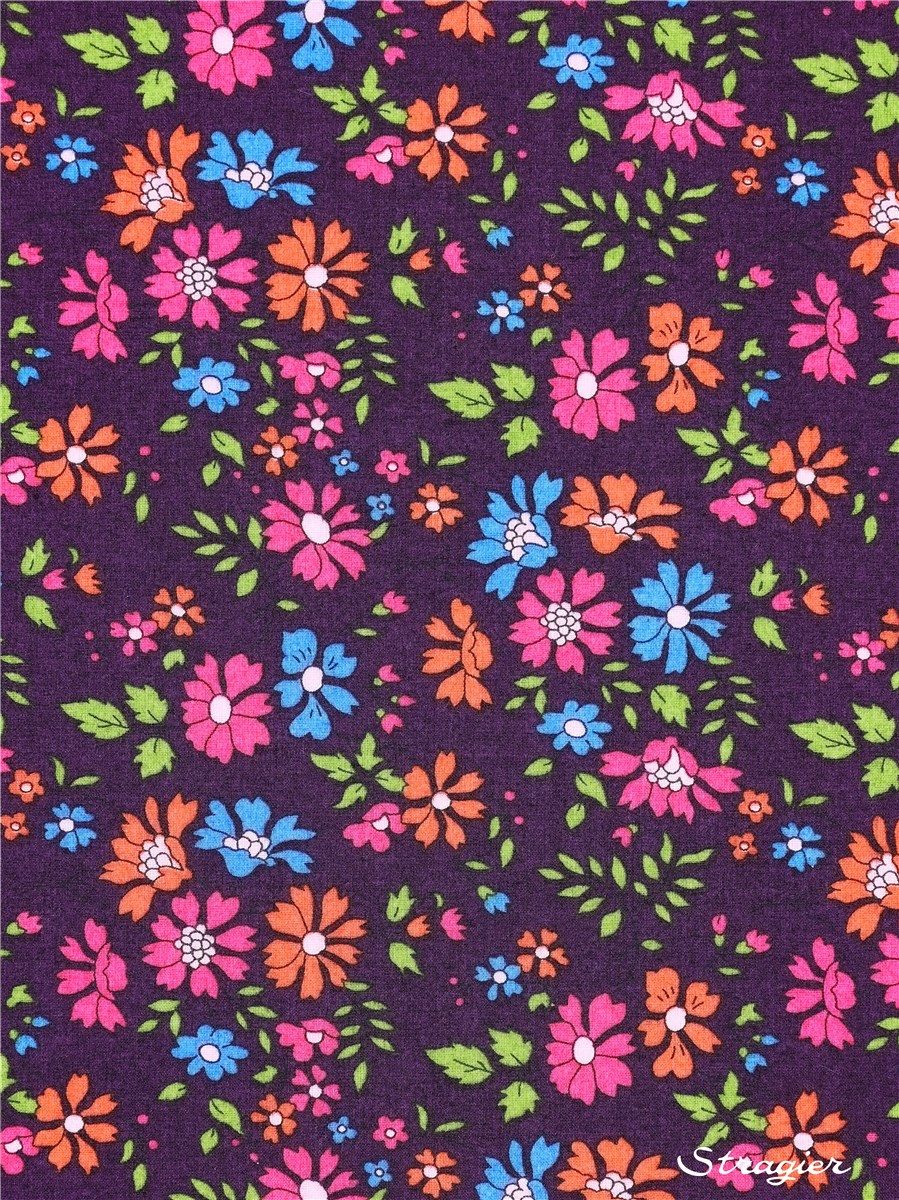 Liberty Tana Lawn - Capel Floret - Prune
