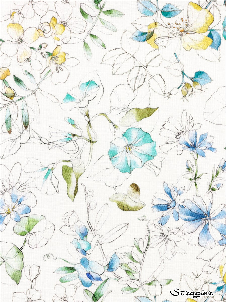 Liberty Tana Lawn - Sophie Anne - Bleu