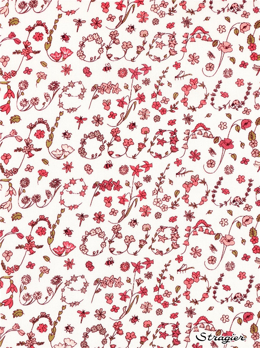 Liberty Tana Lawn - Ing-Britt's Garden - Rose-brique 