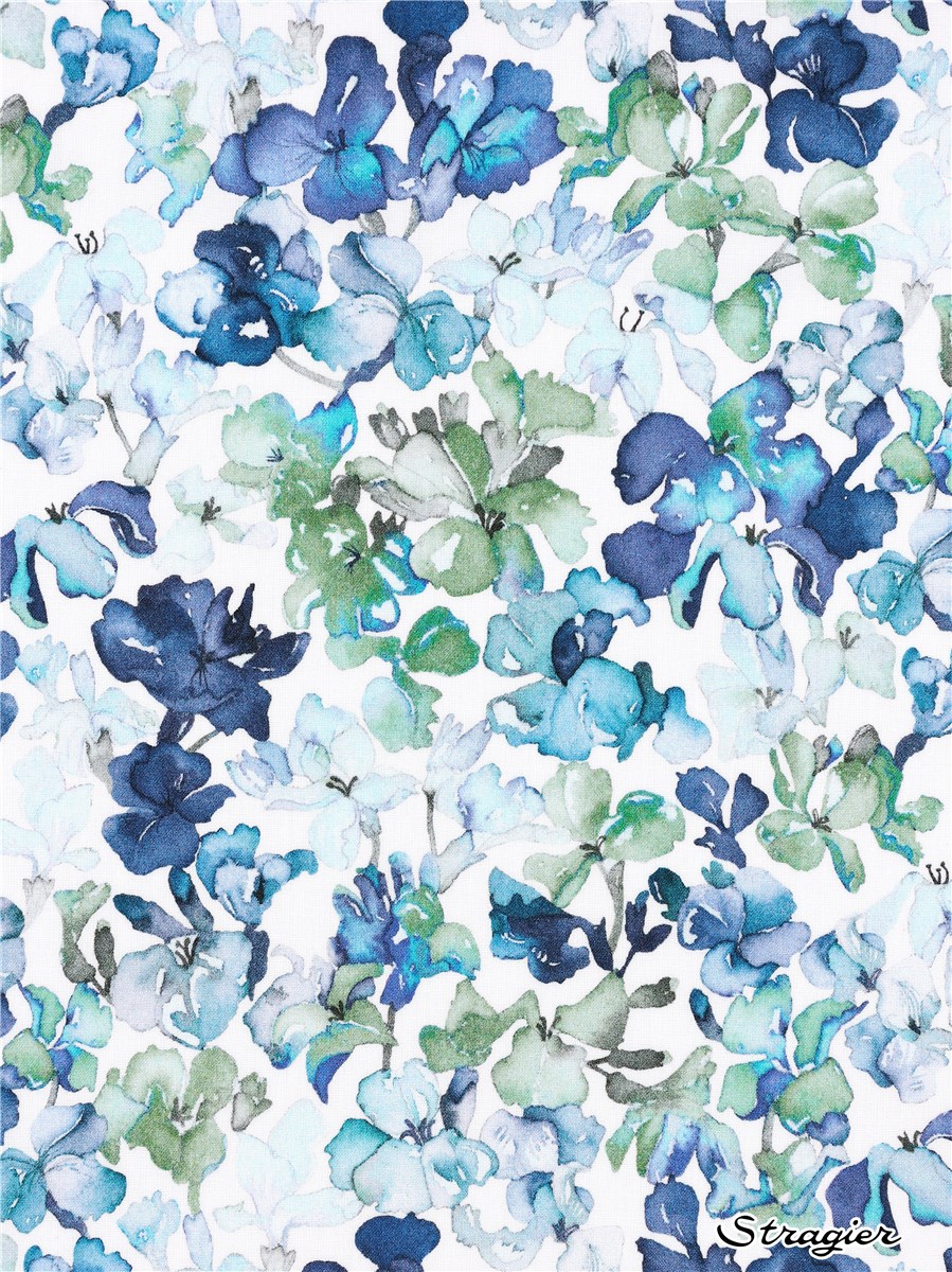 Liberty Tana Lawn - Lily Jane - Bleu-vert 