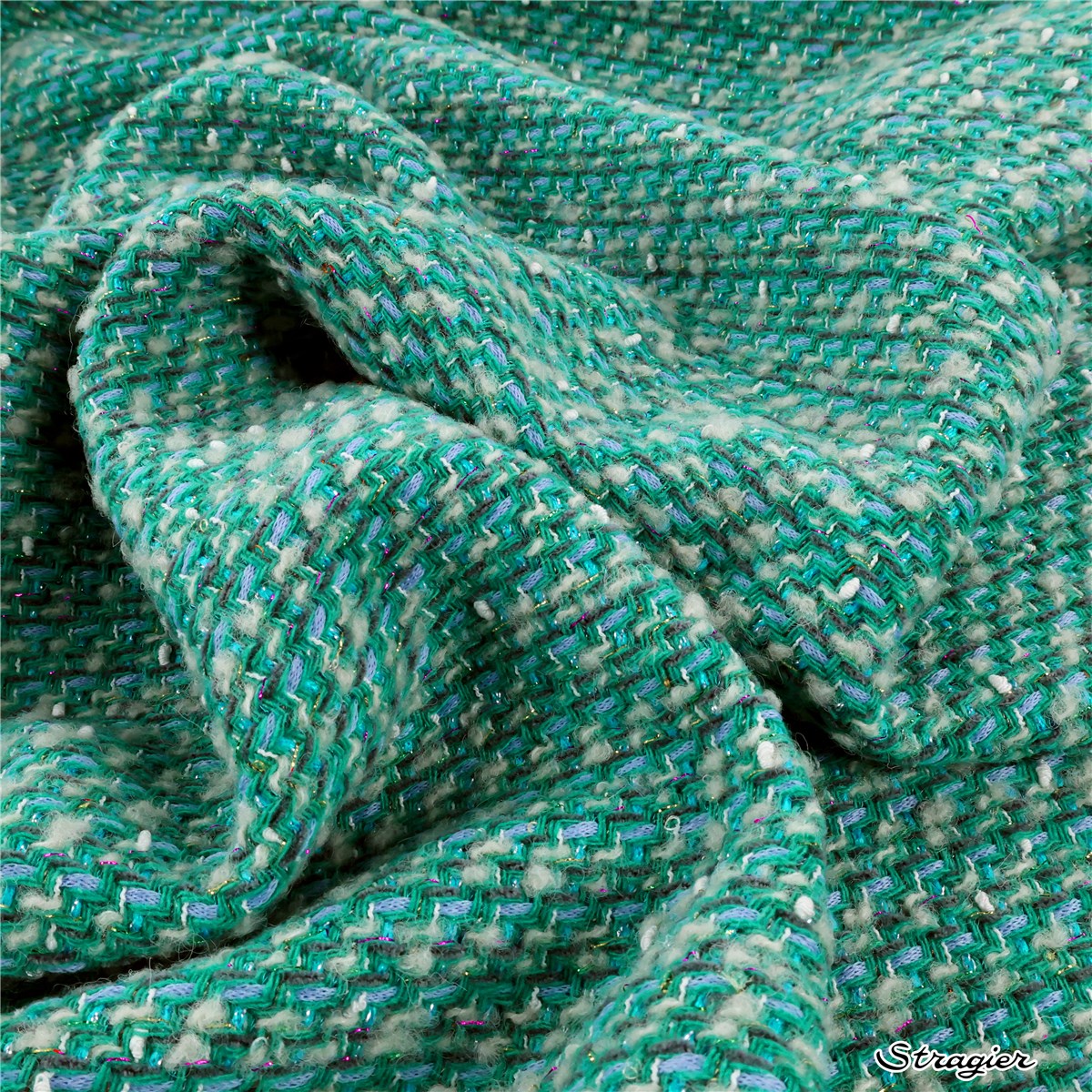 Tweed - Uni - Menthe Bleue 