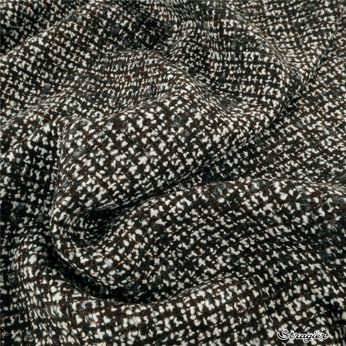 Tweed - Uni - Noir 